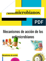 Mecanismos de acción antimicrobianos