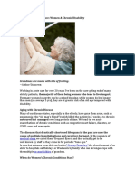 Troubled Aging in Place: Women & Chronic Disability