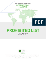 Prohibited List: International Standard