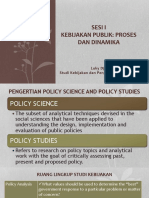 Kebijakan Publik - Proses Dan Dinamika - SKPK Sesi 1 & 2 - Luky PDF