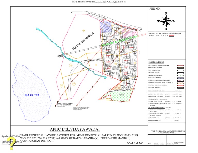 APIIC Industrial Park Layout Plan | PDF