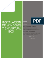 Instalación de W7 en Virtual Box 2.0