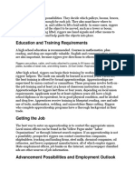 Education and Training Requirements