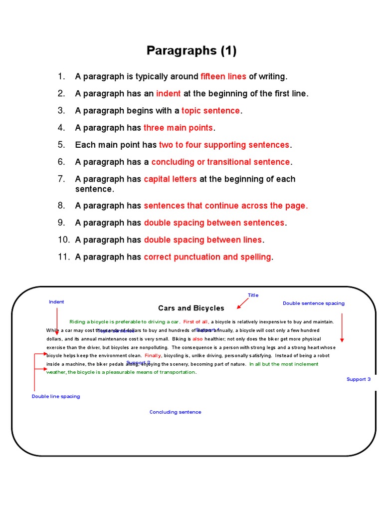 Academic Paragraph Writing Extracts Pdf Paragraph Outdoor Recreation