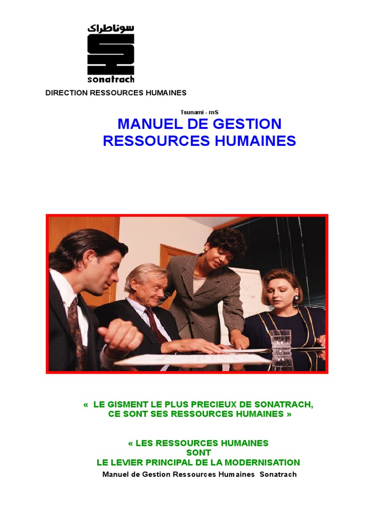 Manuel de Gestion des Ressources Humaines | PDF | Gestion des ...