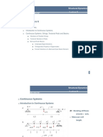 Outline of Lecture 9: Continuous Systems