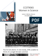 CCST9065 Women in Science Lecture 1 (Post)