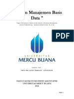 " Sistem Manajemen Basis Data ": Fakultas Ekonomi Bisnis (Akuntansi) Universitas Mercu Buana 2018