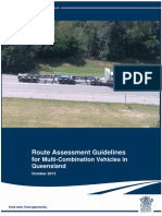 Route Assessment Guidelines For Multi Combination Vehicles in Queensland PDF