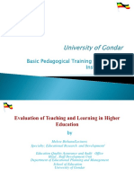 Pedagogical Training Power Point in 2005 E.C.