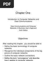 Chapter One: Introduction To Computer Networks and Data Communications