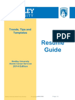 Resume Guide - Trends, Tips and Templates PDF