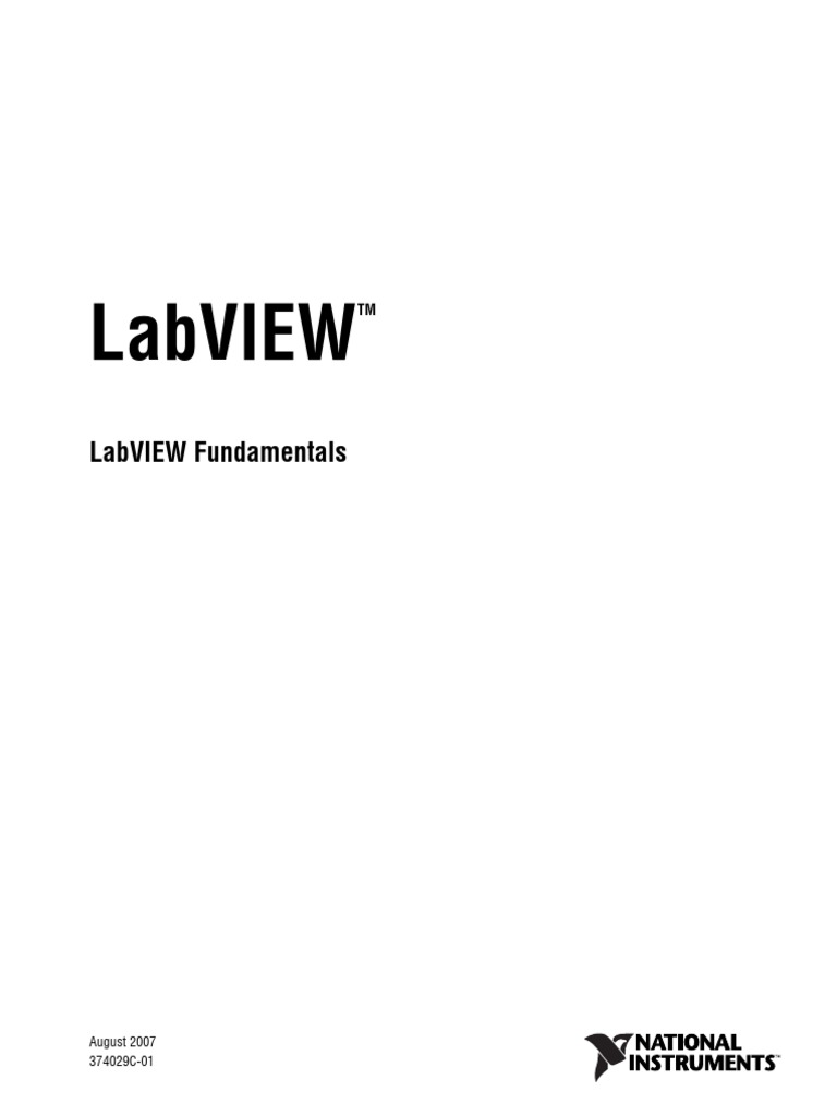 LV Fundamentals PDF | PDF | Array Data Structure | Areas Of Computer ...