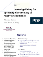 Modified Nested Gridding For Upscaling Downscaling of Reservoir Simulation