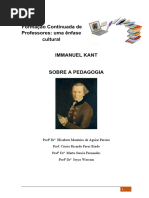 Kant - Formação Continuada de Professores
