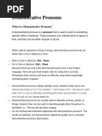 Understanding Demonstrative Pronouns | PDF | Language Arts & Discipline ...