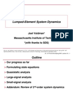 Lumped-Element System Dynamics: Joel Voldman Massachusetts Institute of Technology (With Thanks To SDS)