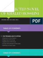 Pre-Selected Novel of Khaled Hosseini: Basabe and Olojan, 2014