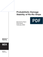 Ravn Probabilistic Damage Stability of Ro-Ro Ships PDF