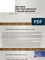 BERIMAN PADA Malaikat Dan Makhluk Gaib Lainnya