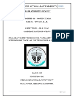 Chanakya National Law University: Trade and Development