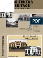 Arsitektur Heritage Pekalongan