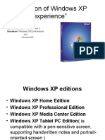 Installation of Windows XP