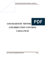 GSM Based DC Motor Control