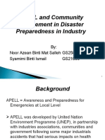 APELL and Community Involvement in Disaster Preparedness in Industry
