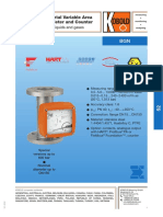 Full Metal Variable Area Flow Meter and Counter: For Liquids and Gases