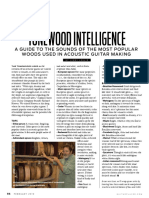 Tonewood Intelligence: A Guide To The Sounds of The Most Popular Woods Used in Acoustic Guitar Making