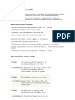 Claves y Mitos Sobre El Suicidio