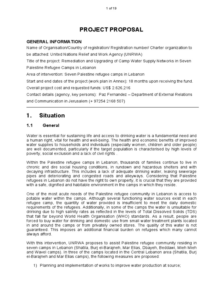 PLDPJSC00113 - A6a Water Project Proposal FINAL Version 24082011 PDF ...