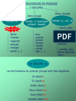 Conjugaisons Des 3 Roupes