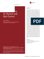 Functional Neuroanatomy For Posture and Gait Control PDF