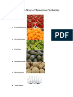 Countable Nouns/Elementos Contables: Fresas/Strawberries