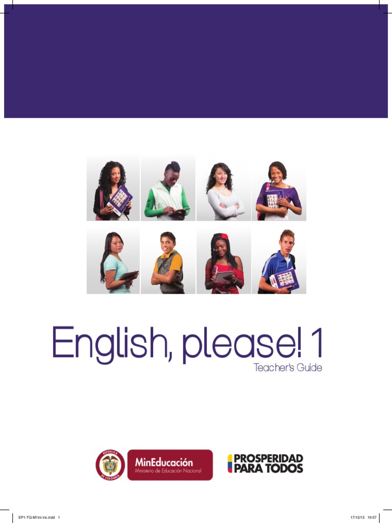English Please 1 Tg Pdf Cambio Aprendizaje