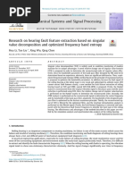 Research on Bearing Fault Feature Extraction Based on Singular Value Decomposition and Optimized Frequency Band Entropy