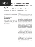 (Des)Construção Do Modelo Assistencial Em Saúde Mental Na Composição Das Práticas e Dos Serviços