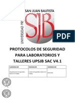 PROTOCOLO DE SEGURIDAD PARA LABORATORIOS Y TALLERES UPSJB SAC V4.1 Modif
