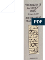 03 Tres Aspectos de Matemática y Diseño - Christopher Alexander PDF