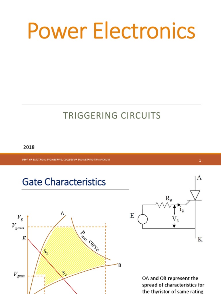 Triggering Circuit PDF Semiconductor Devices Components