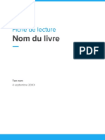 Fiche de Lecture PDF