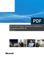 Microsoft Industry Reference Architecture For Banking - May 2012 PDF