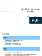 ITIL 2011 Foundation Training: ITIL School of Excellence