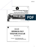 RPKPS Hidrologi Teknik Dasar (P. Donny)