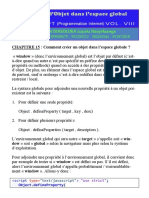 Javascript - Tome - VIII - Creation D'objet Dans L'espace Globale