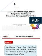 3.c Tata Cara Sertifikasi Kompetensi Jabfung Dan Okupasi PDF