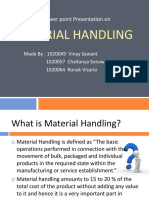 Material Handling: A Power Point Presentation On