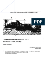 La Medicion de Los Ingresos CASEN 2011 PDF